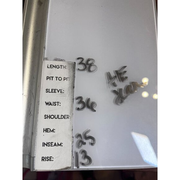 American Eagle Jean Men 36 Blue Dark Wash Loose Preppy Straight Leg Western Y2K - Picture 11 of 13